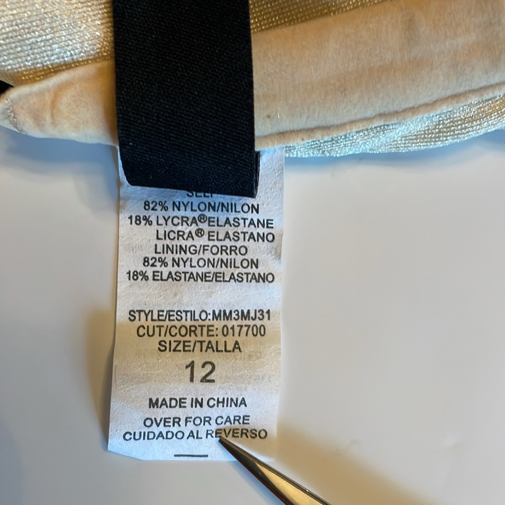 Maxine of Hollywood Swim Suit Sarong One Piece Bathing Suit - Picture 15 of 16